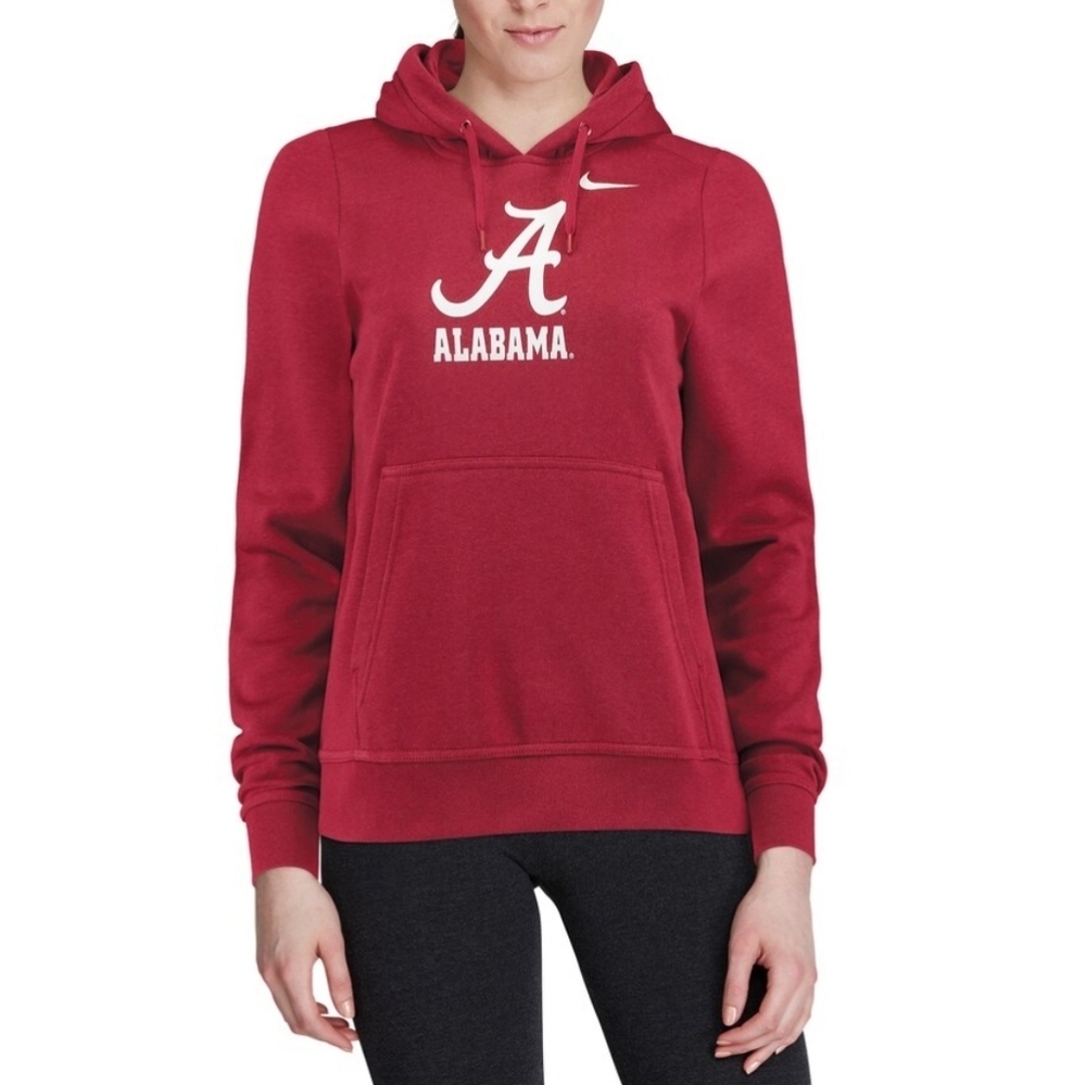 Nike Red long sleeve hooded sweatshirt Size S